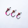 Mini Pink Quill Grayling Flies