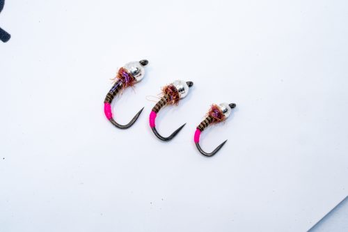 Mini Pink Quill Grayling Flies