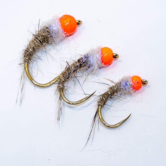 Orange Bead Grayling Fly